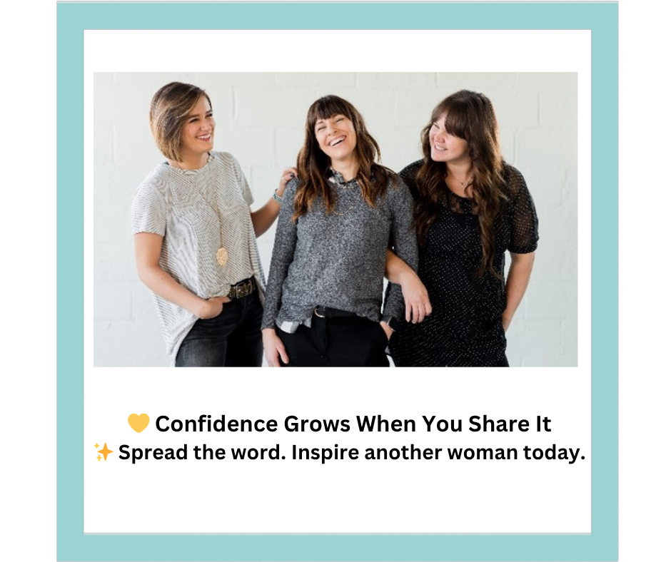 Confidence grows when you share it