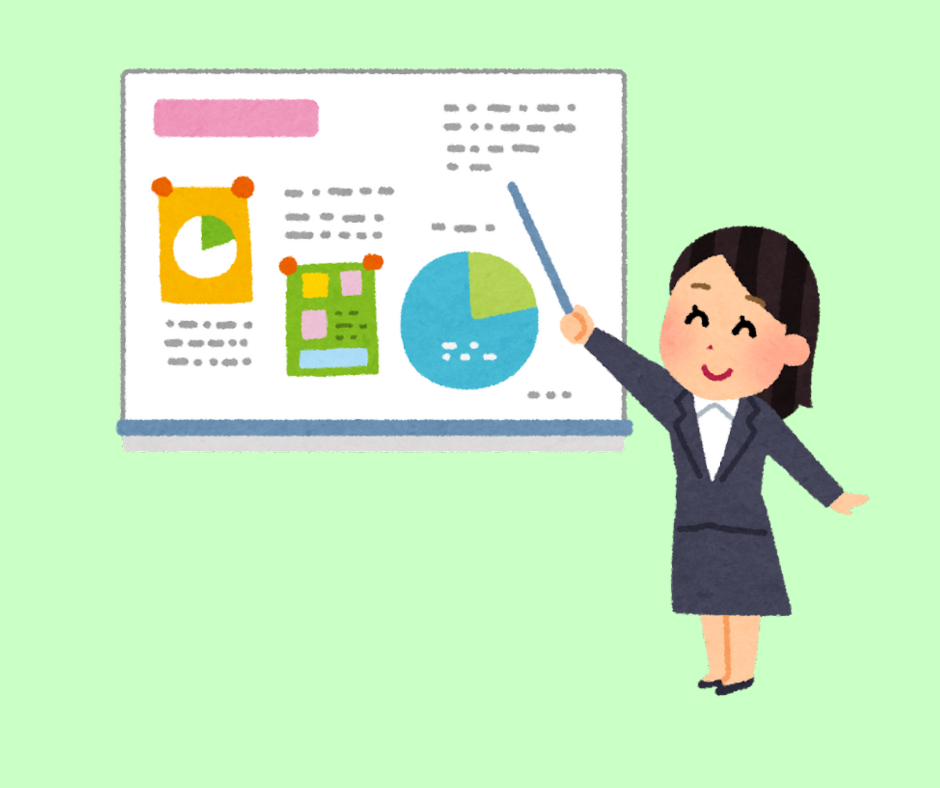 Confident Woman Presenting Meeting