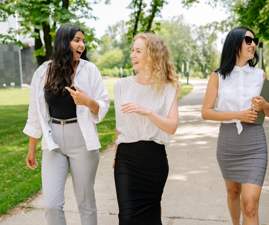 women friends walking path inner authority